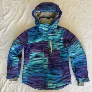 Sunice Blue and Purple Girls Skiing Jacket
